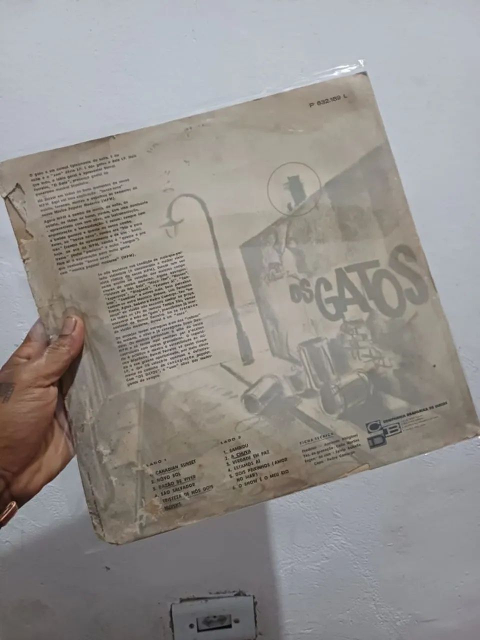 Capas disco de vinil "os gatos" - Foto 2
