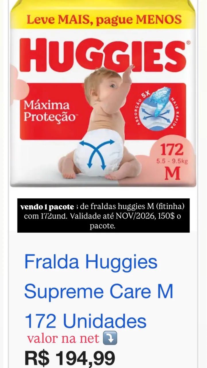 Fralda Huggies