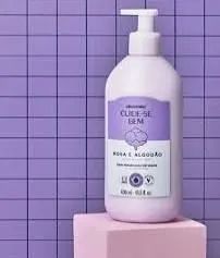Creme hidratante Cuide-se  bem rosa e algodão 