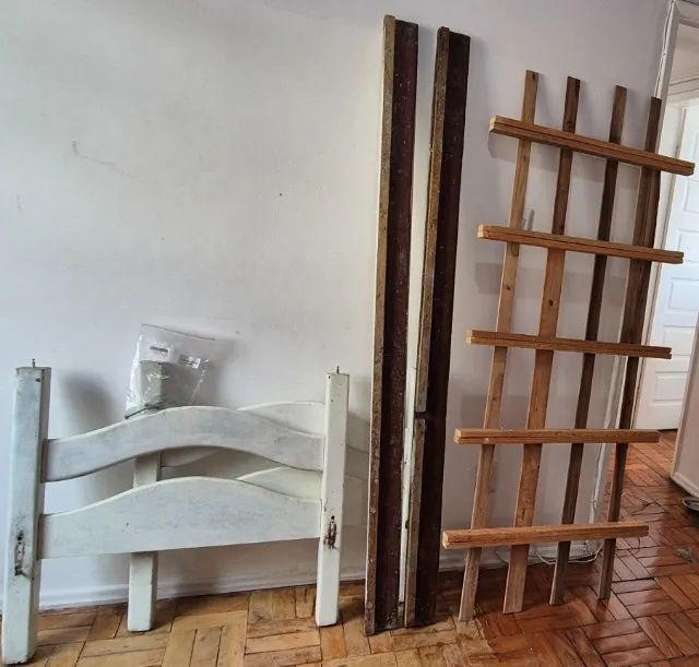 Cama de Solteiro em Madeira de Lei + Colchão - Foto 4