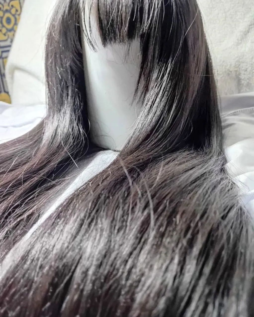 Lace/wig/peruca indentica a cabelo humano - Foto 2