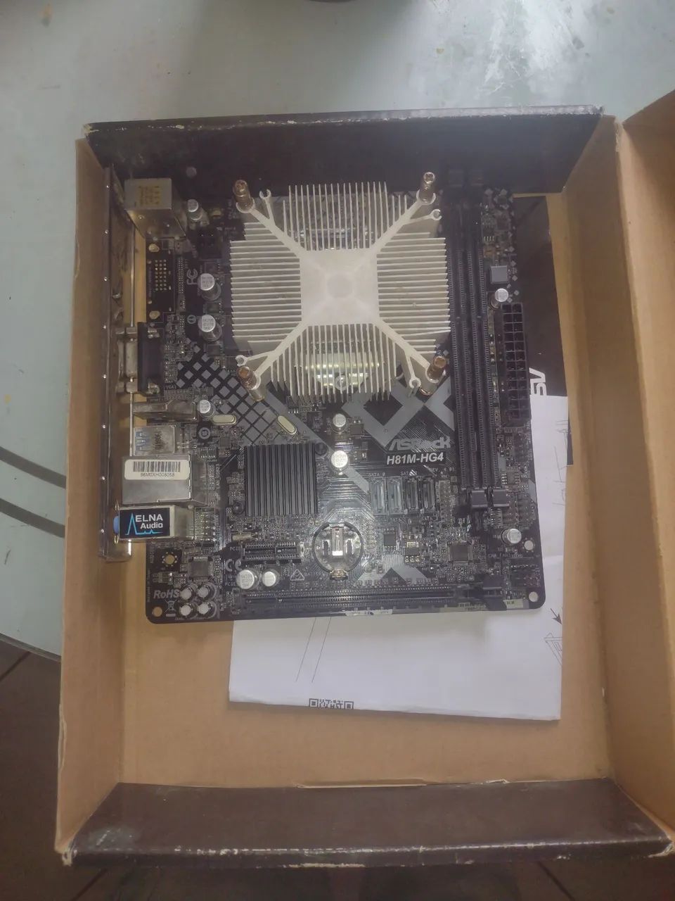 Placa mãe asrock+i3 4130 de 4 geração 