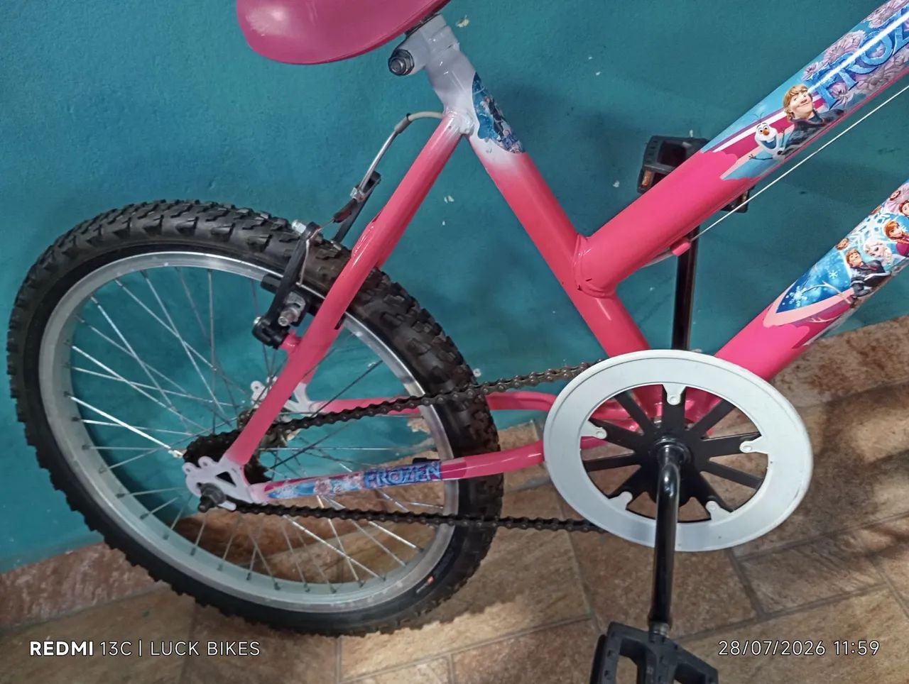 Bicicleta aro 20 Frozen  - Foto 3