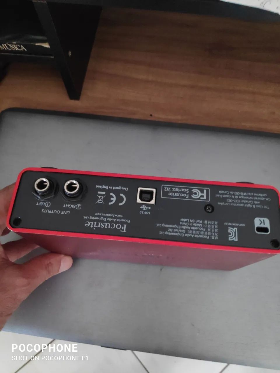 Interface focusrite 212 2' geração  - Foto 3
