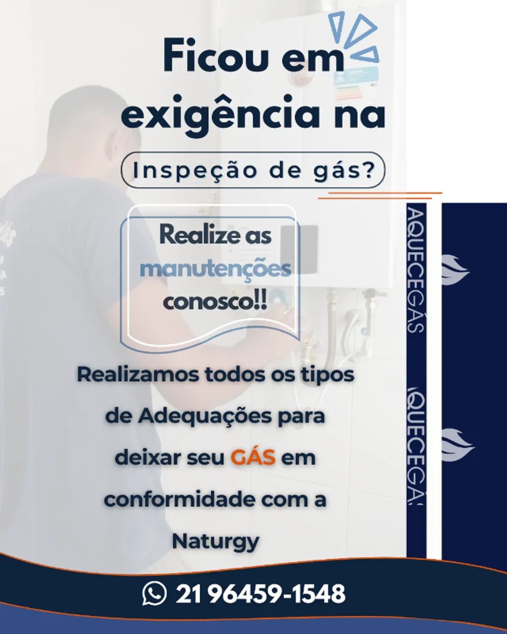 Aquecedor fora das normas da inspeção de gás - Macaé RJ - Foto 4