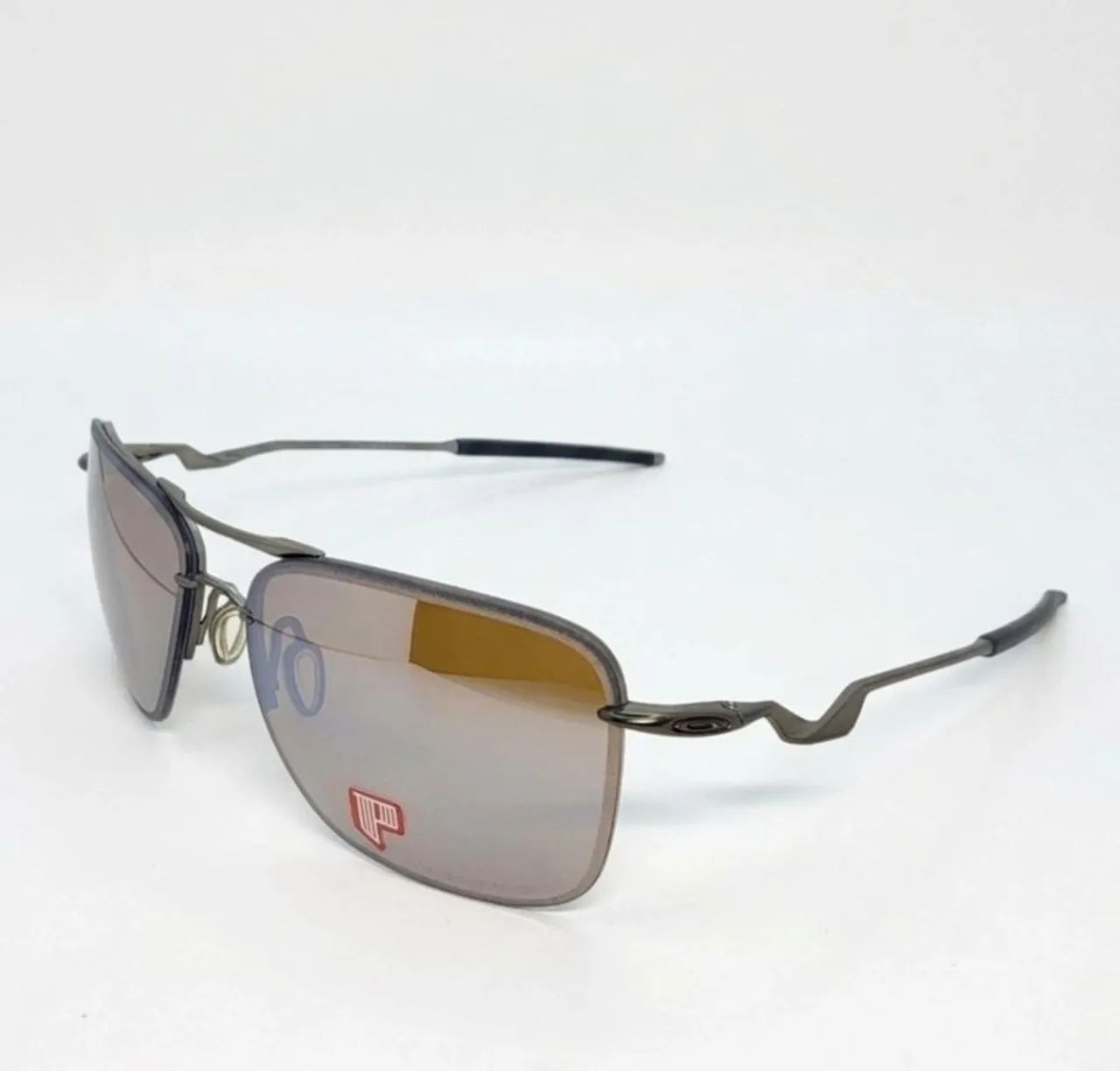 Oakley Tailhook Titanium / Titanium Iridium Polarized Ref: 4087-07 (RARIDADE - 100% NOVO) - Foto 2