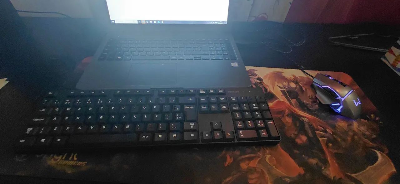 Notebook SAMSUNG + Teclado e Mouse Rgb bom gamer - Foto 5