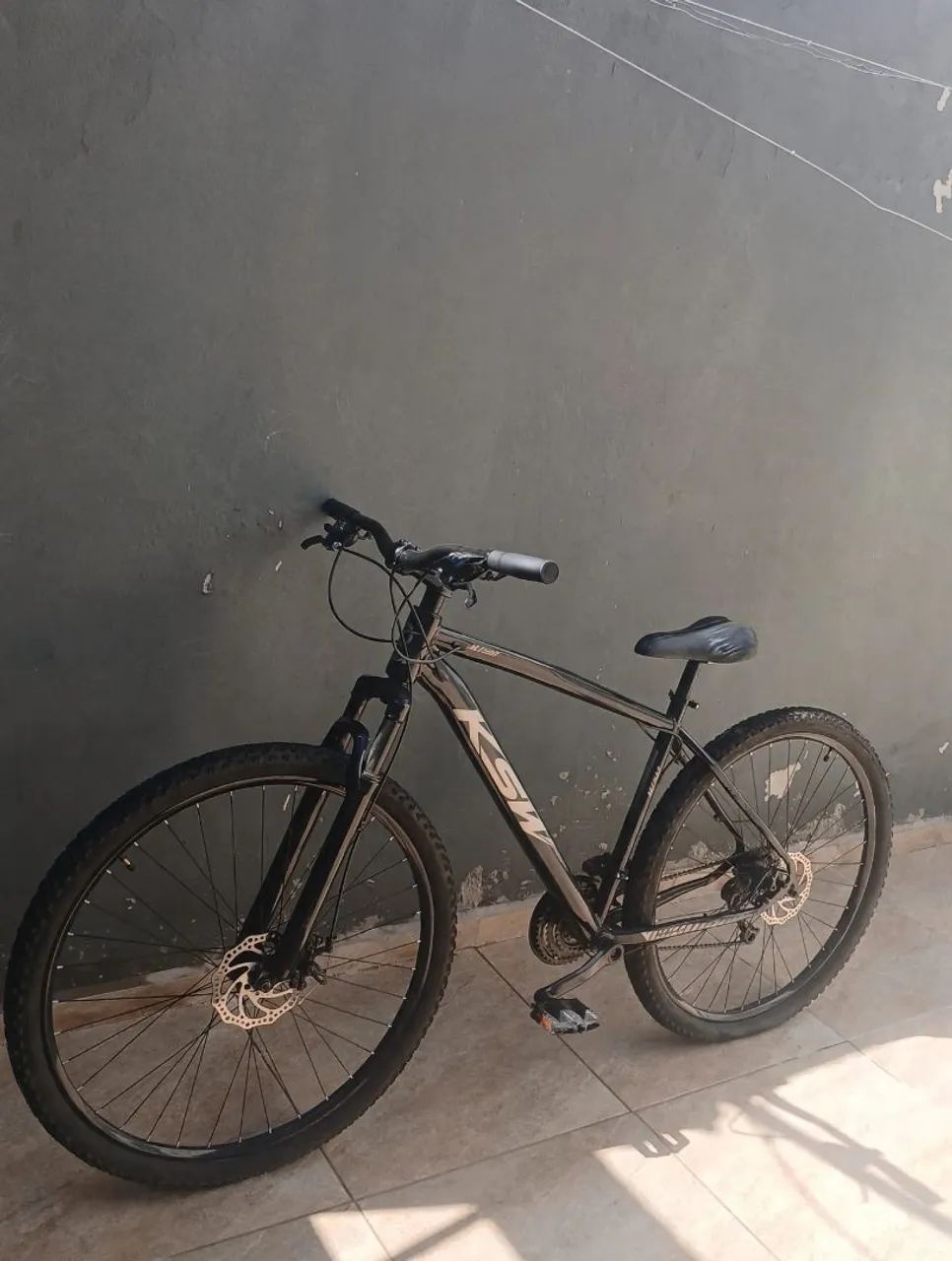 bicicleta aro 29 ksw freio mecânico 