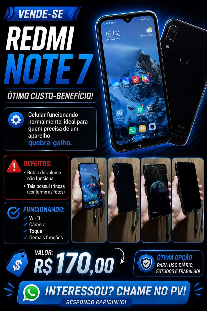 Celular quebra galho 