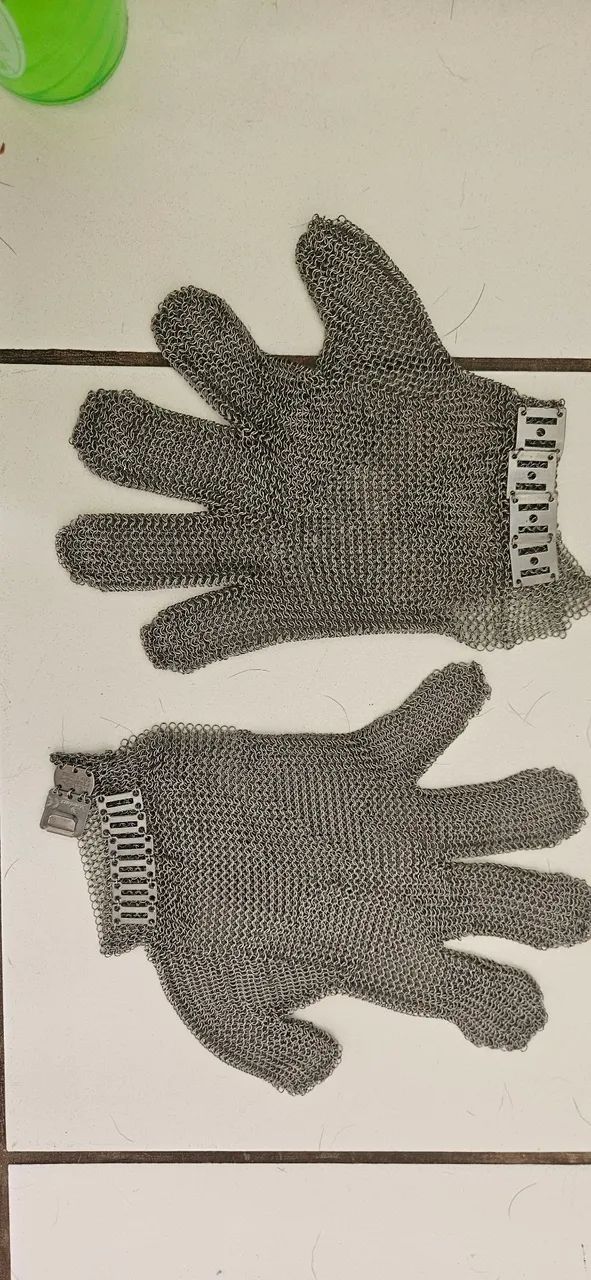 2 luvas de aço  - Foto 2