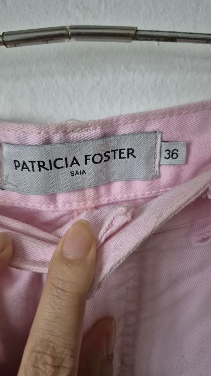 Saia jeans rosa patricia foster  - Foto 2