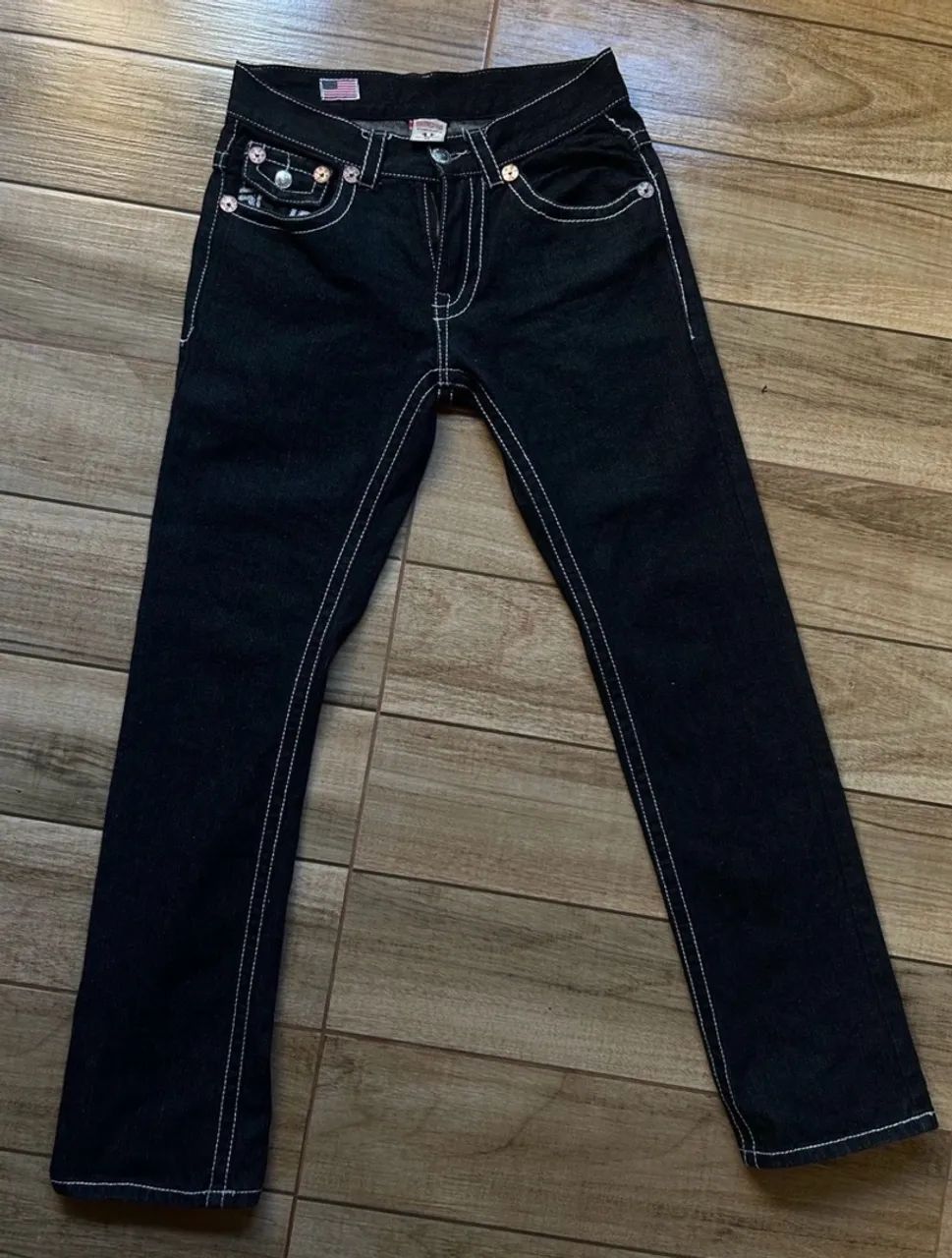 Calça true religion preta 38