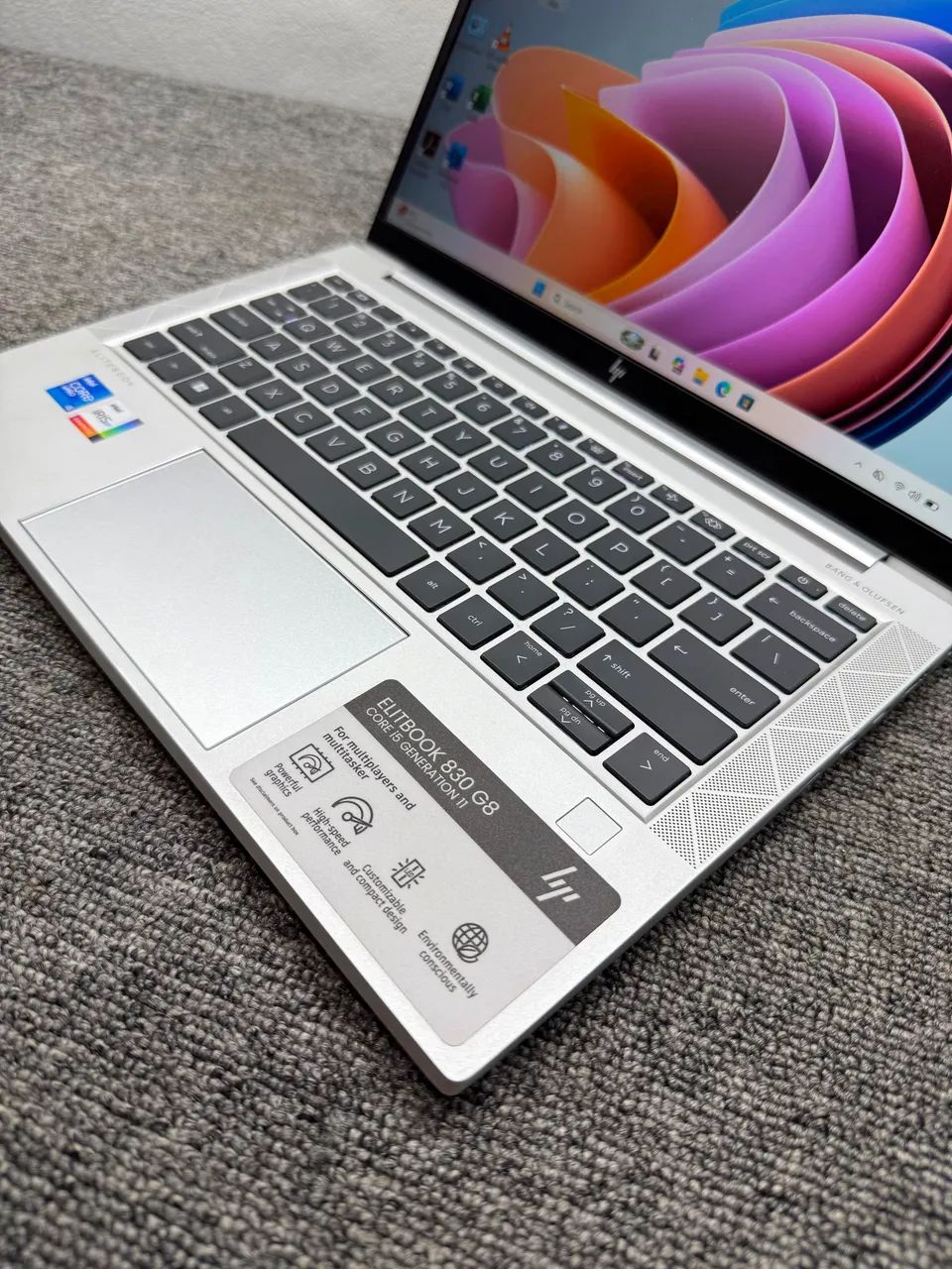 Notebook HP Elitebook i5 - SSD 512 GB - Intel Iris Xe - Com caixa e nota fiscal  - Foto 4
