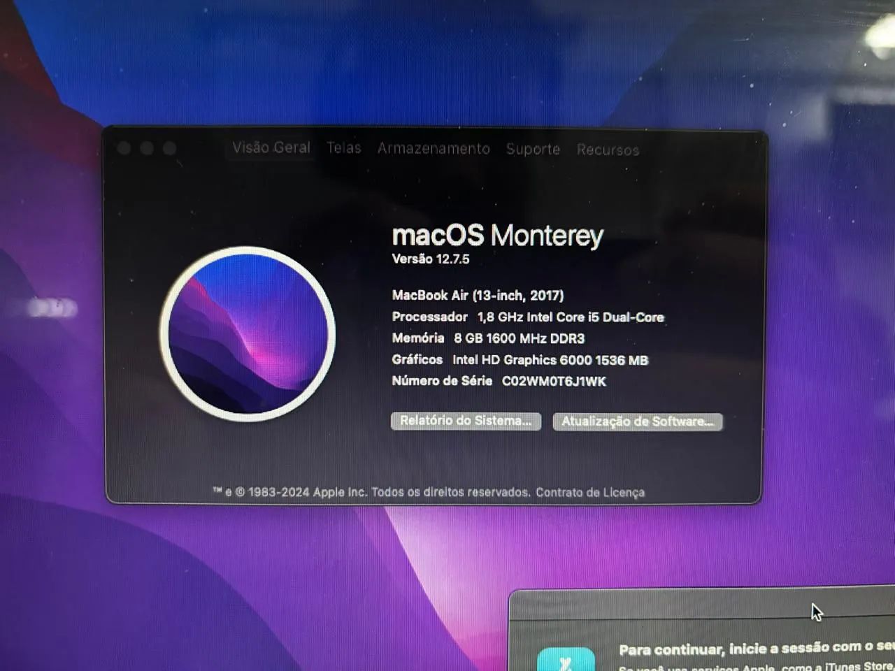 Mac book Air 17