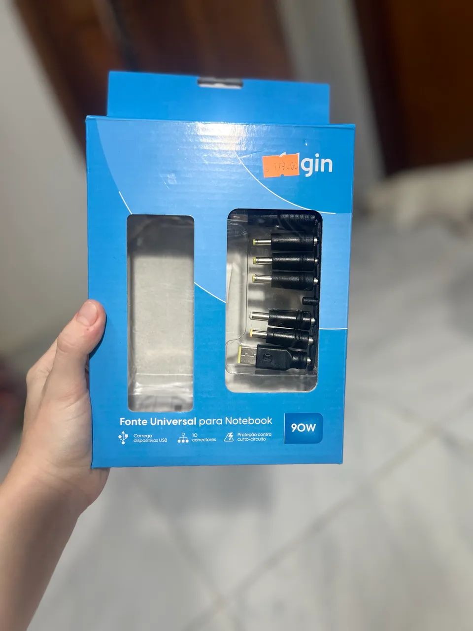 Régua com 8 Conectores / Ponteiras para Fonte Universal Elgin (Notebook) - Foto 2