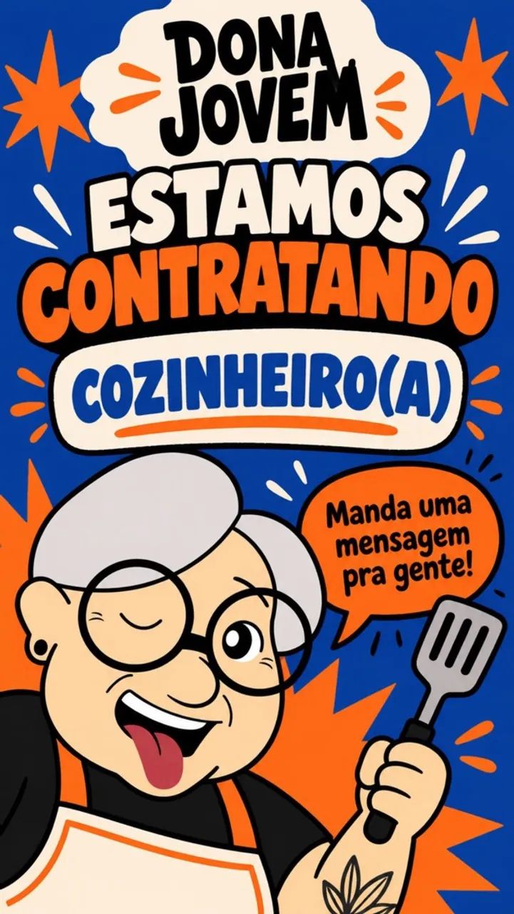 Vaga para cozinheiro e chapeiro 
