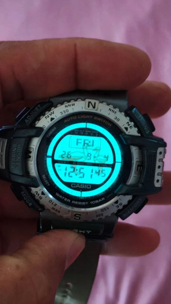 Relógio Casio protrek prt40 ano 1989 - Foto 4