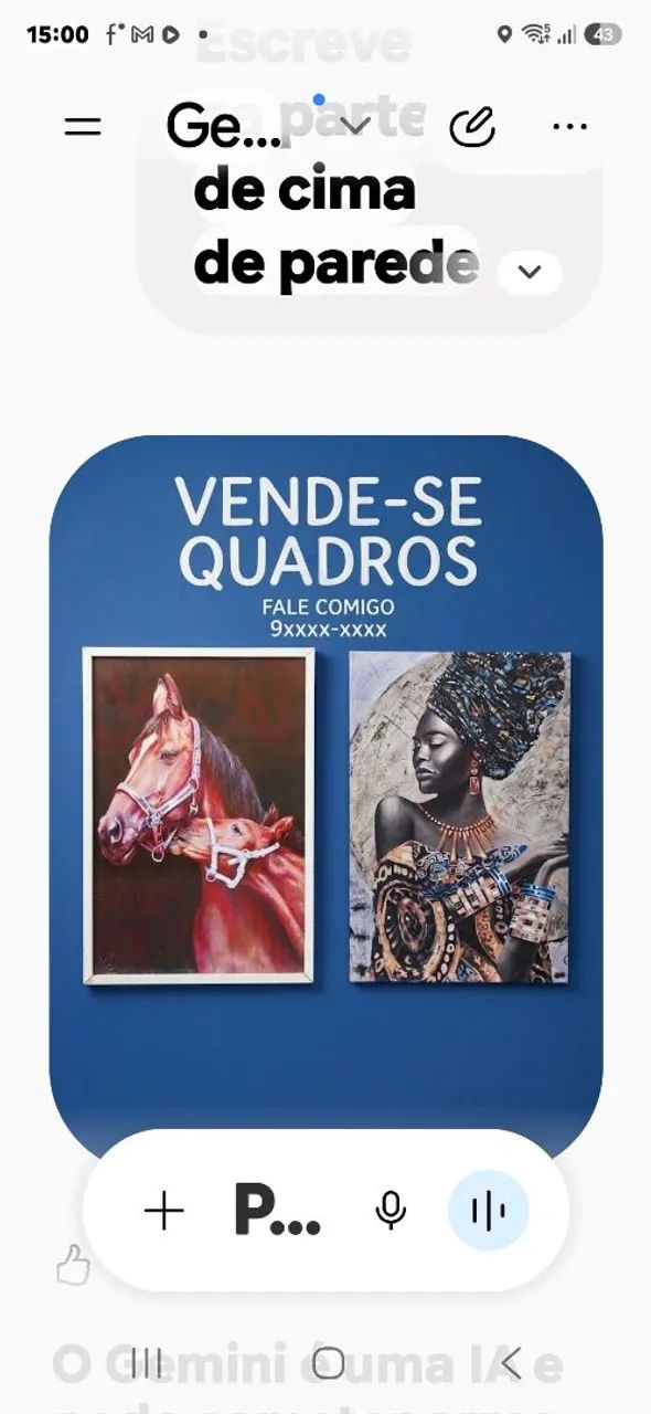 Quandro para parede 