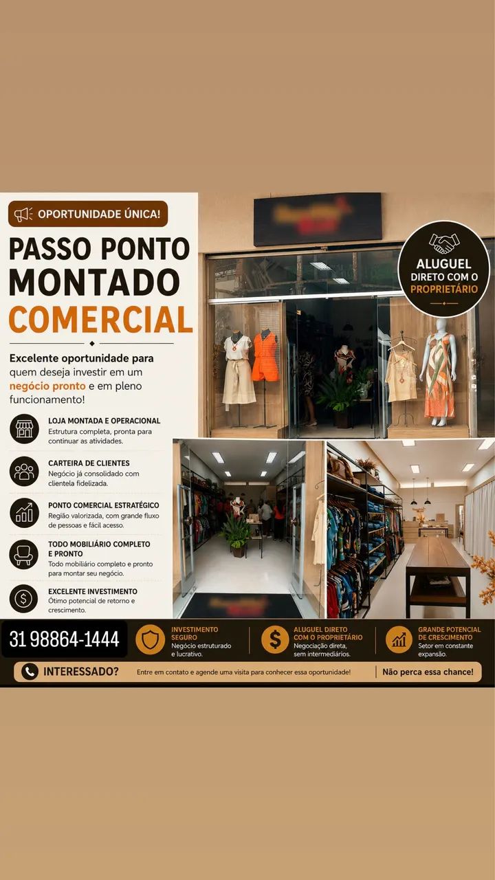 Ponto Comercial - centro de Itabirito 