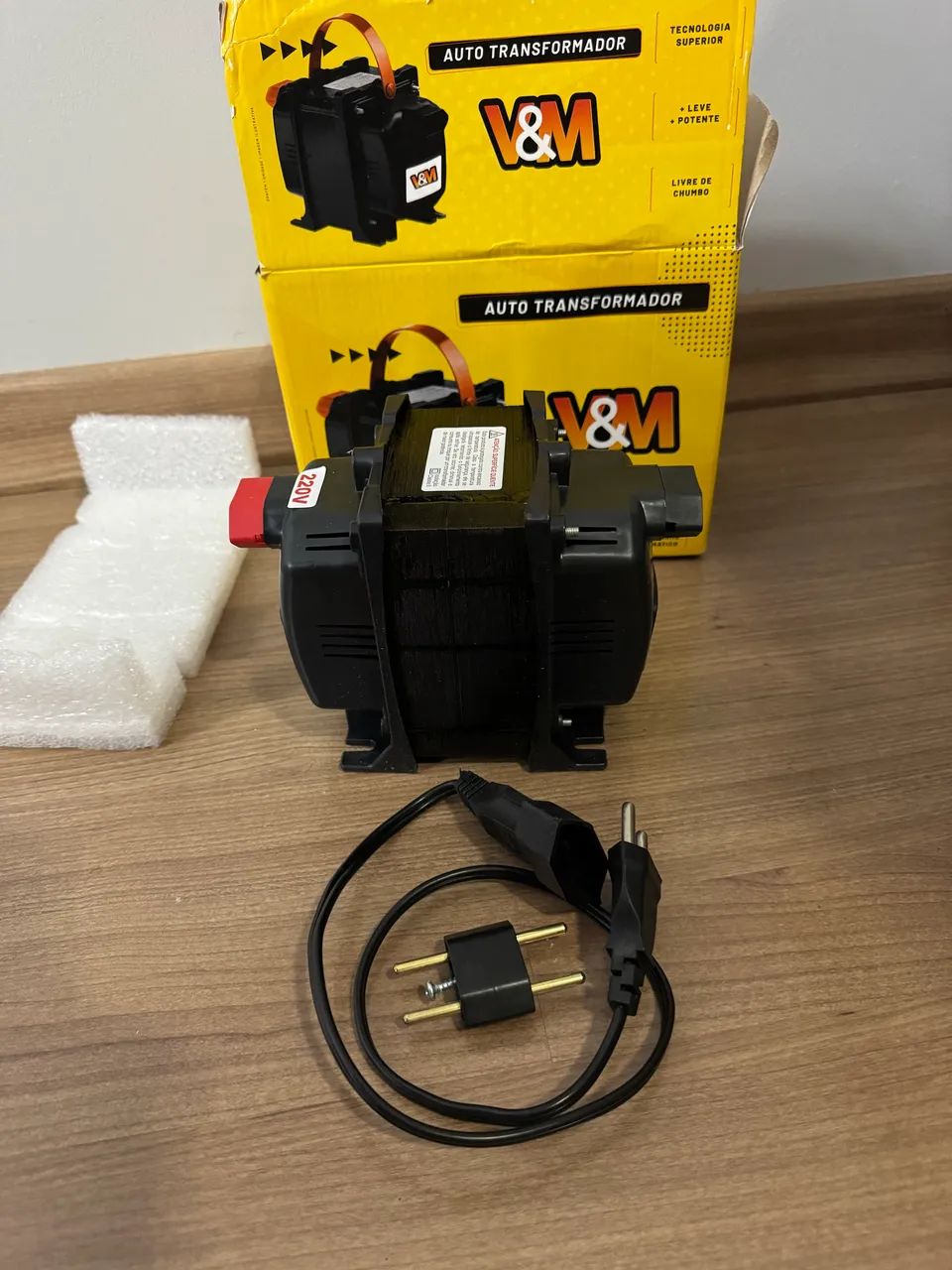 Transformador novo 110v x 220v