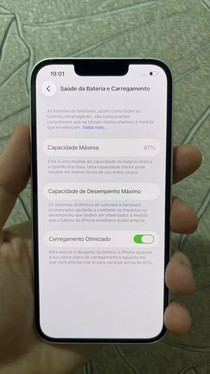 iPhone 13 Branco - 128Gb | Todo original & 87%? - Foto 3