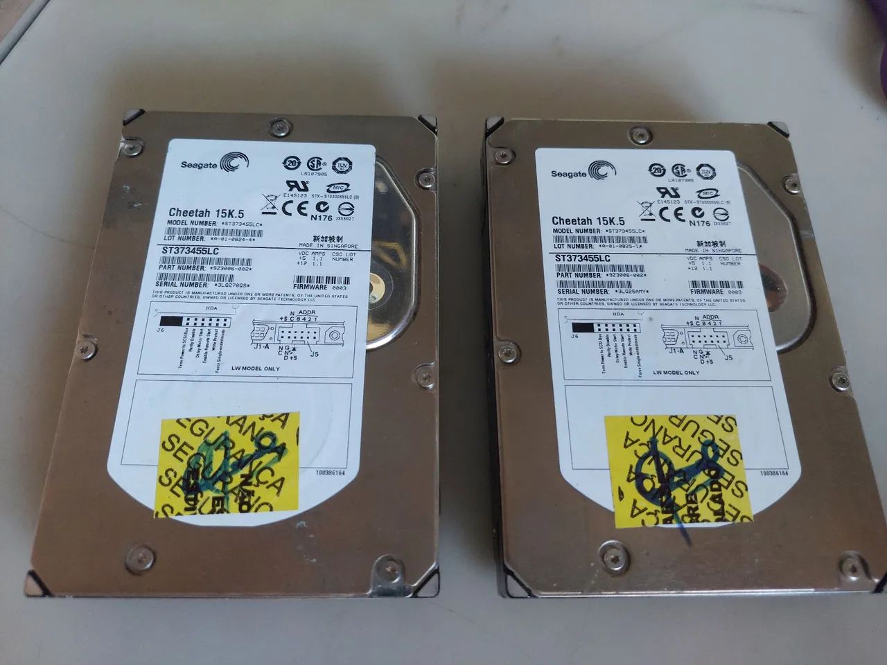 Kit 2 HD SAS 80GB 15k.5 joia