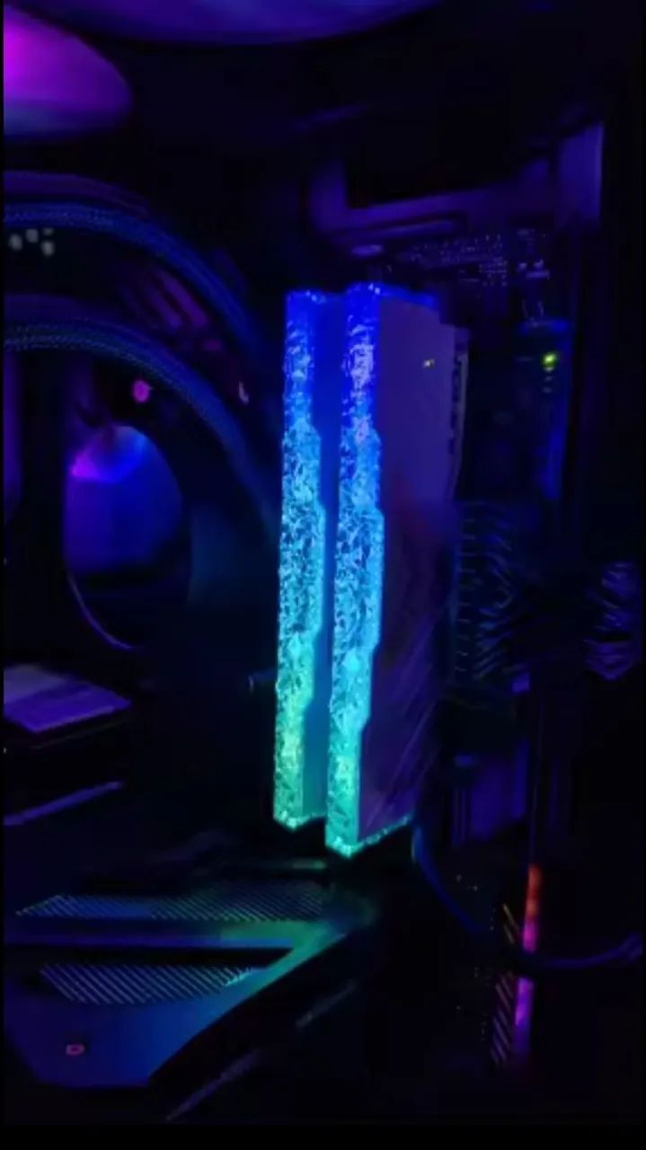 Memória Ram DDR4 8GB 3200Mhz com RGB  - Foto 2