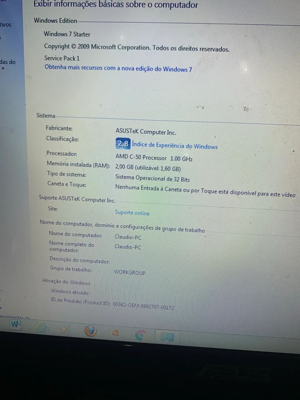 Nootbookasus só no ponto de usar - Foto 3