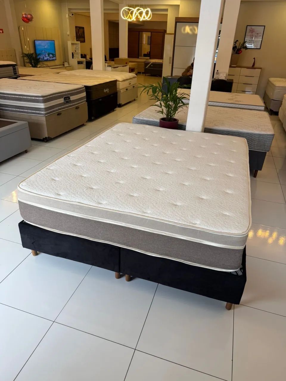 Cama box Queen SEMINOVA TOP - ENTREGO  - Foto 4