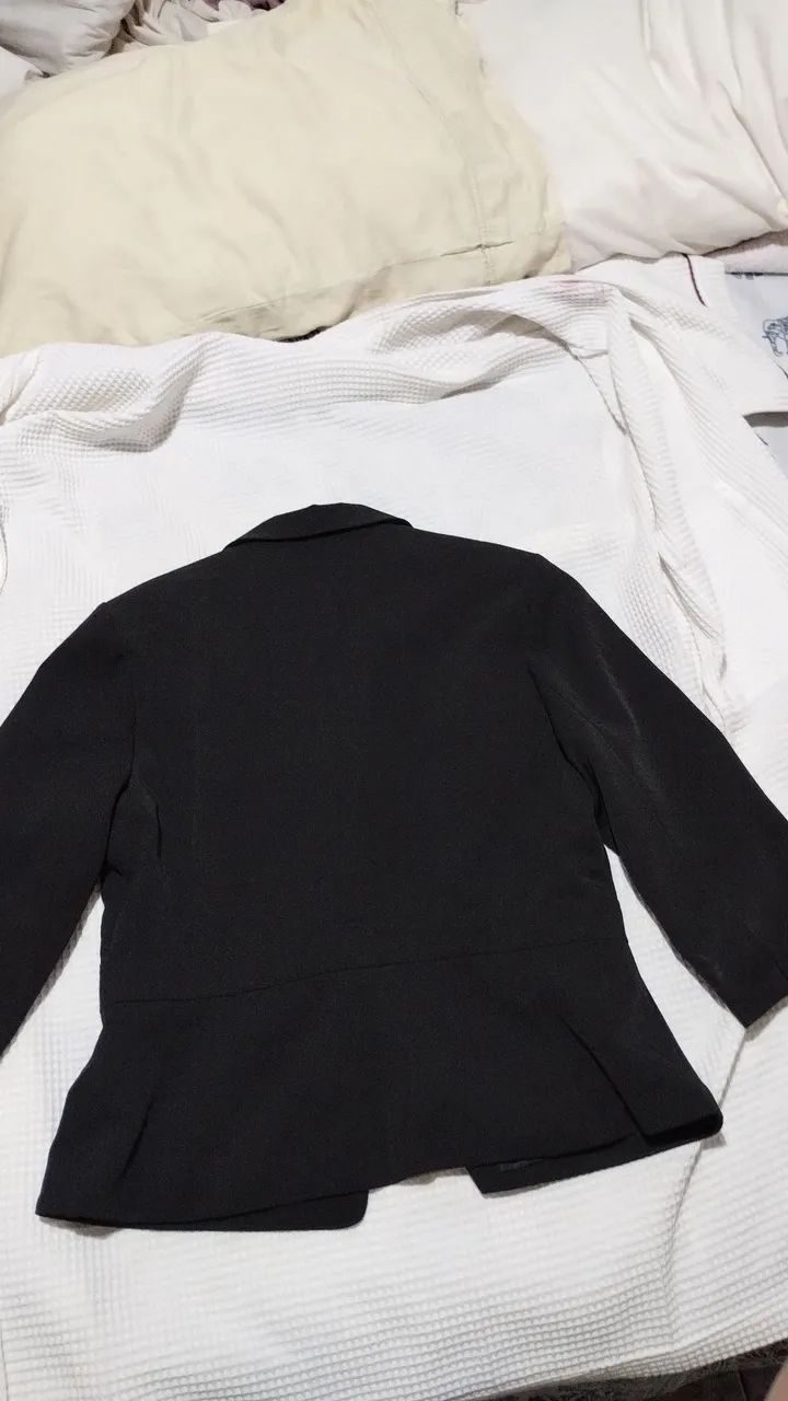 Blazer feminino preto  - Foto 3