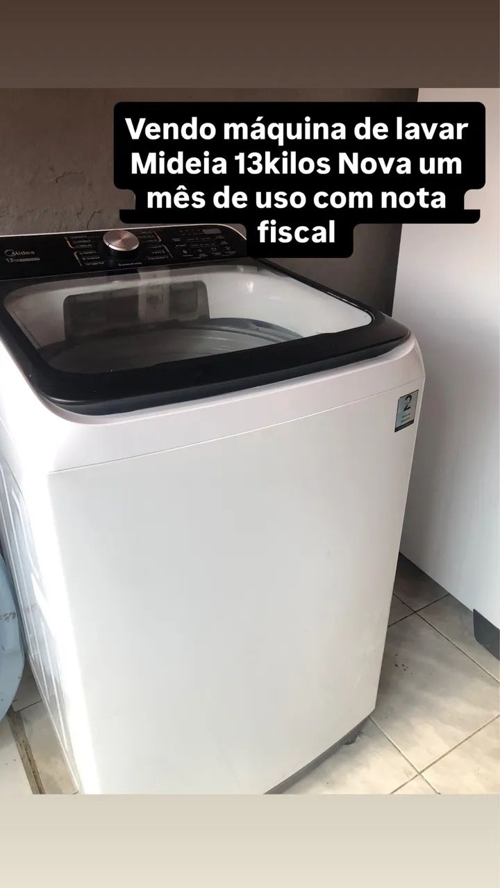Vendo máquina de lavar 13kilos NOVA