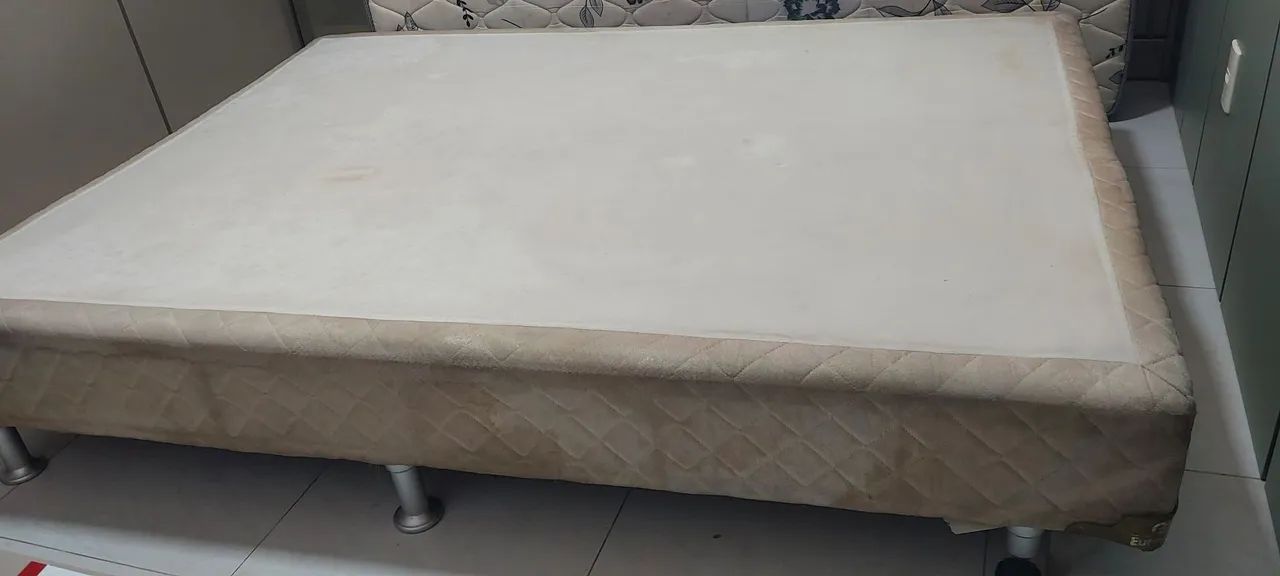 Cama box casal + colchao - Foto 5