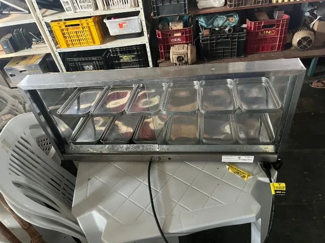 Estufa Vitrine Para Salgados Dupla Expositor 12 Bandejas 220v - Foto 2