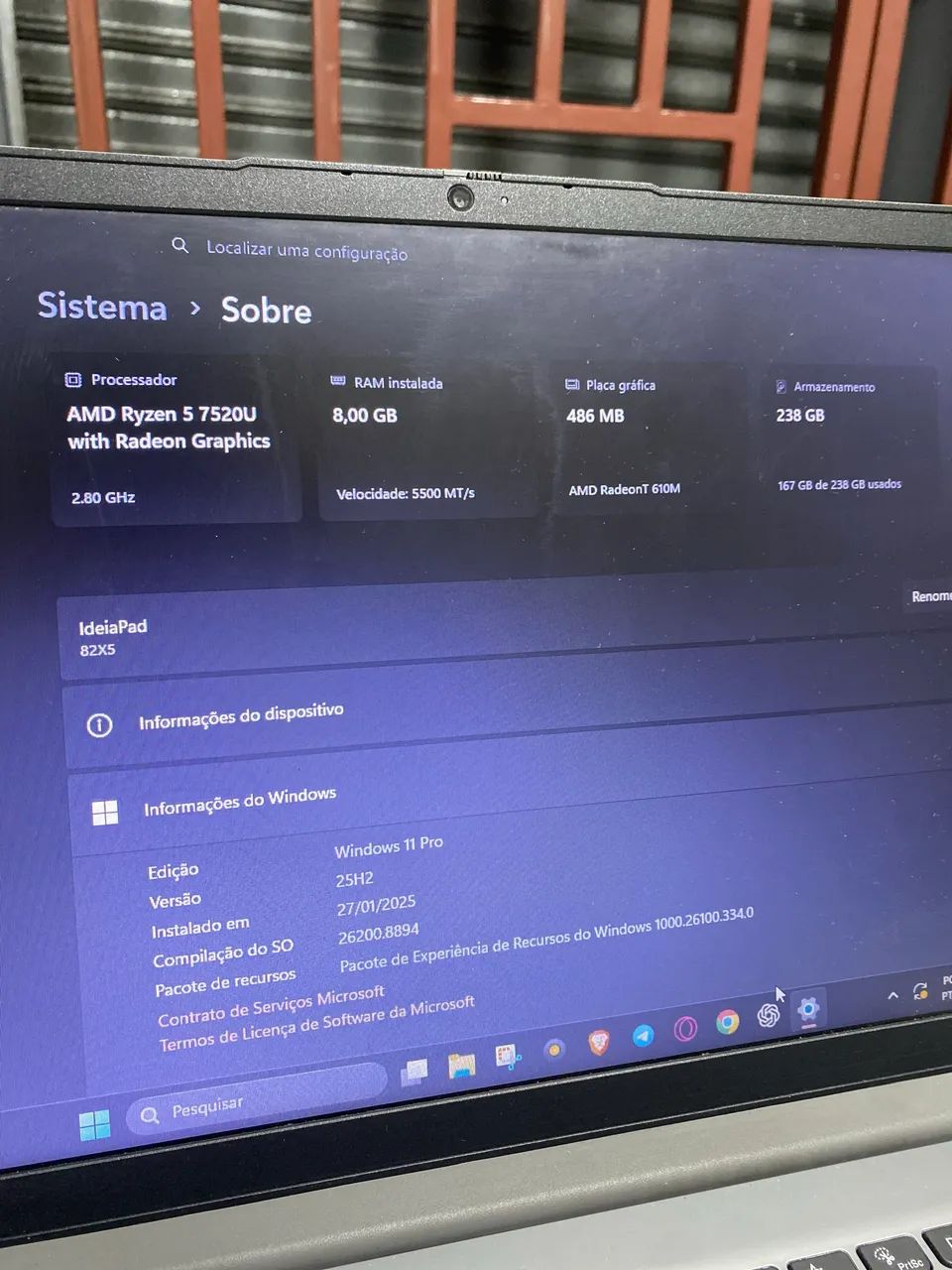NOTEBOOK IDEAPAD LENOVO RYZEN 5  - Foto 4