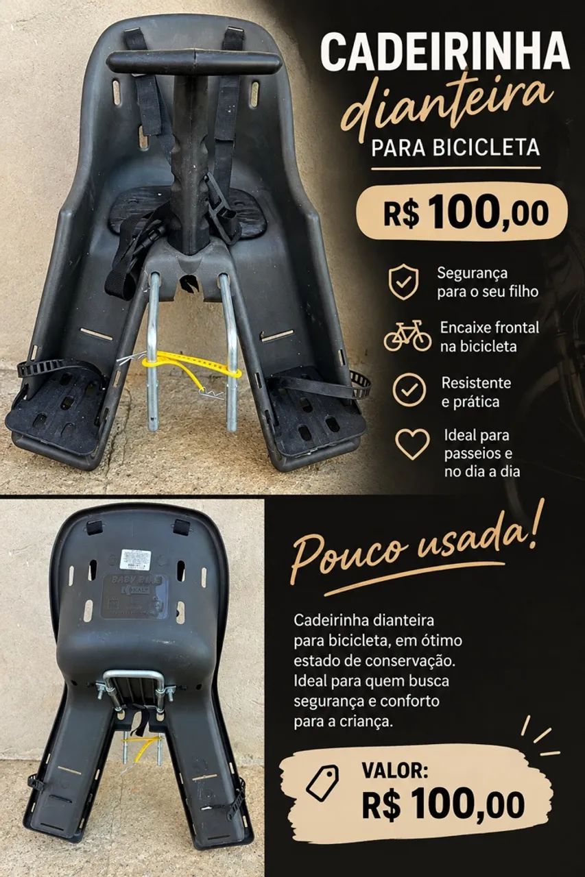 Cadeirinha de bicicleta