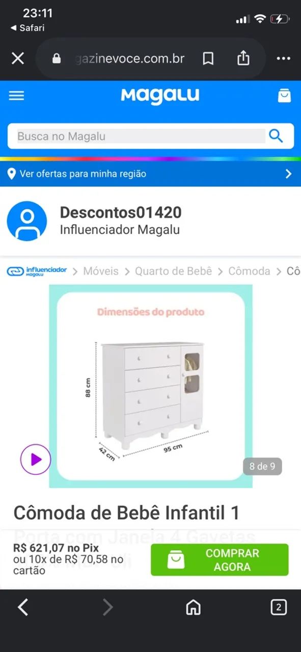 Cômoda infantil  - Foto 3
