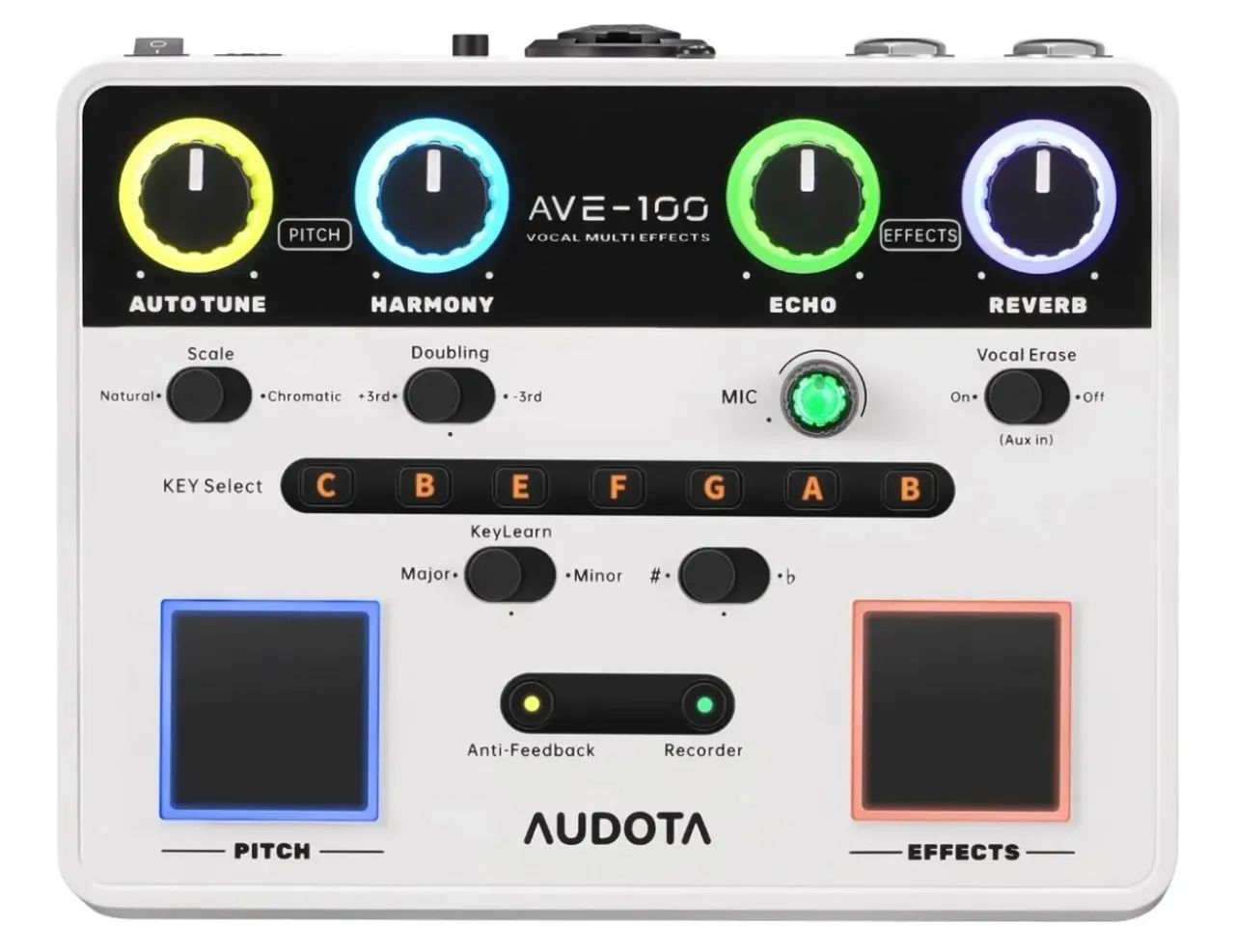 Processador de vocais Audota AVE-100 - Foto 4