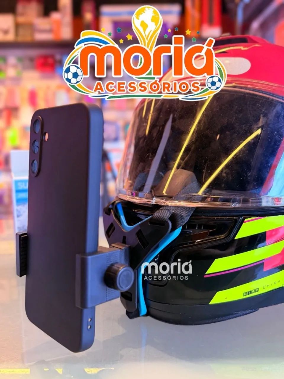 Suporte para Celular em Capacete JYC-218 - Foto 5
