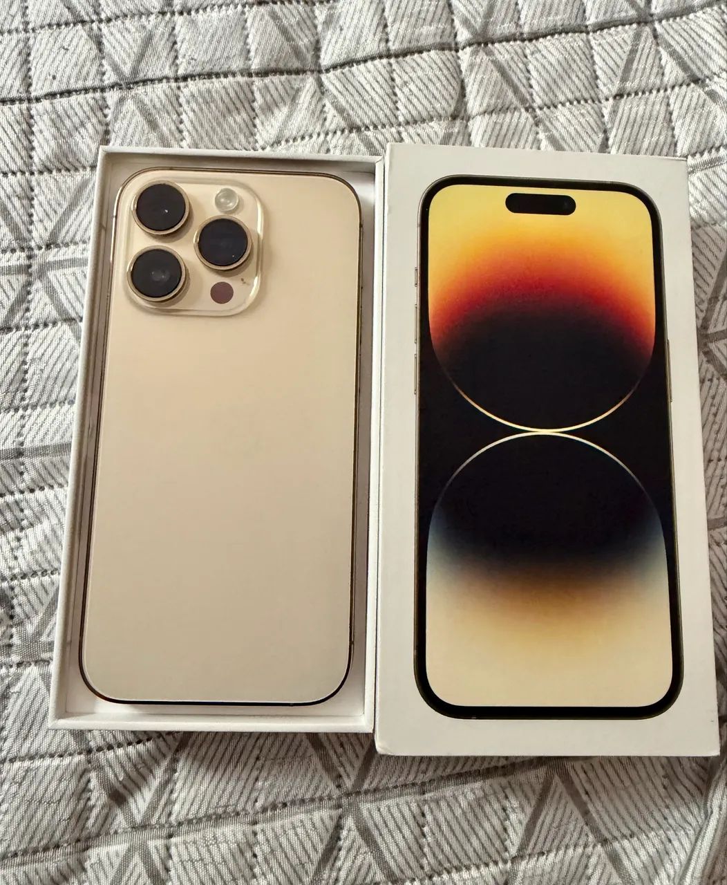 iPhone 14 Pro 256 gb dourado. - Foto 2