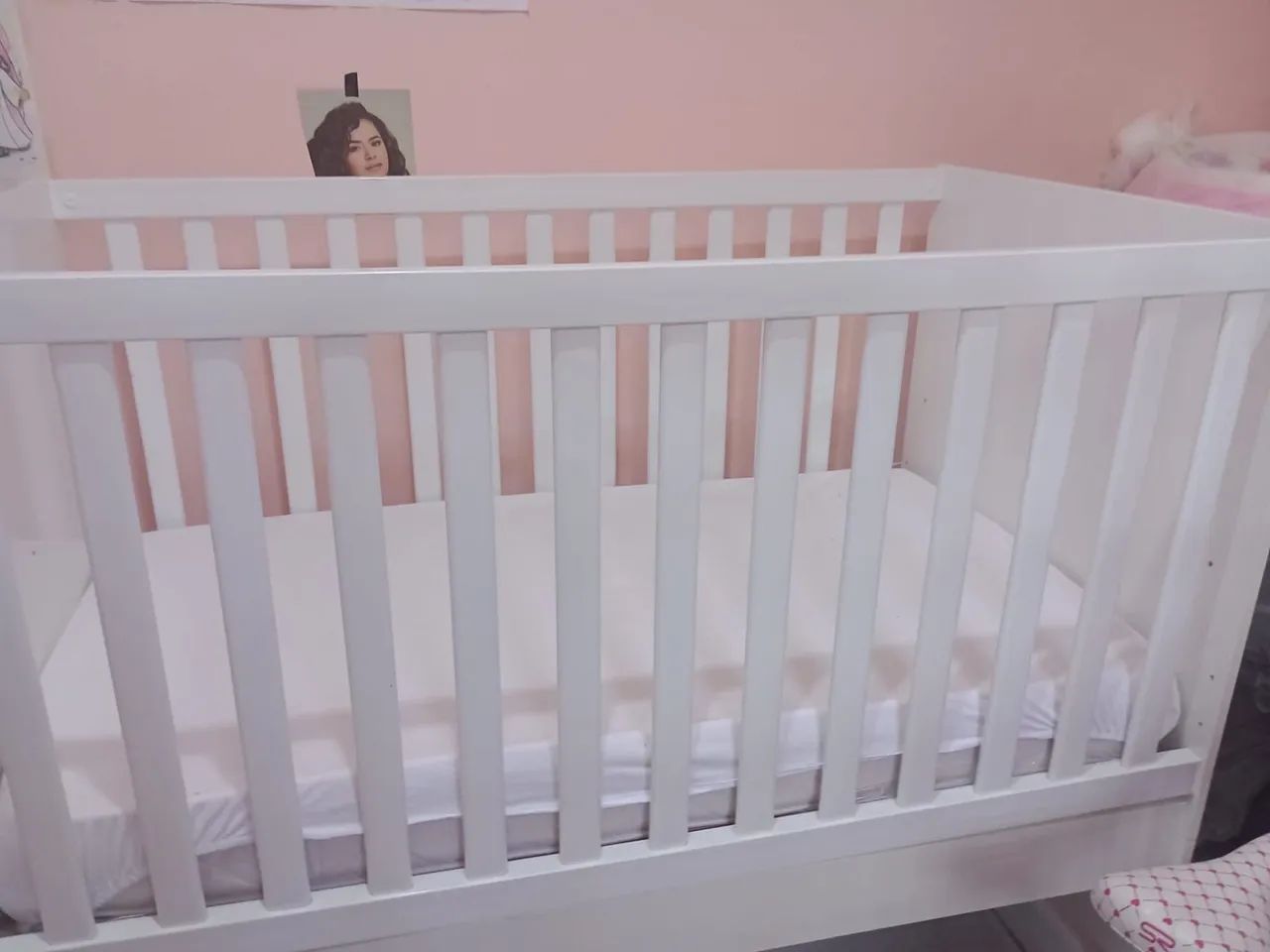 Berço.vira Cama e colchão 