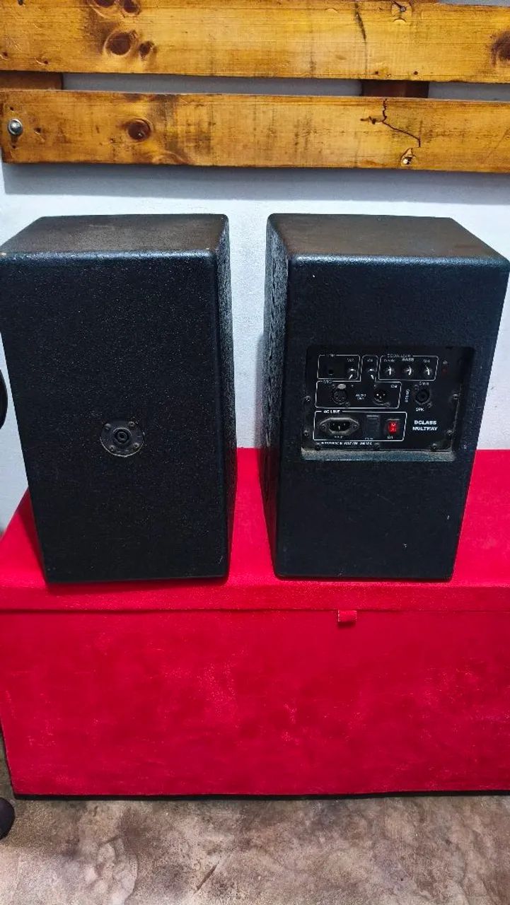 Caixa ativa + passiva 8 polegadas 700w RMS  - Foto 2