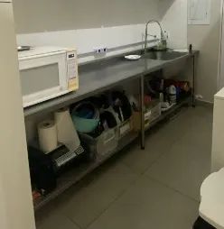 Pia em aço inox