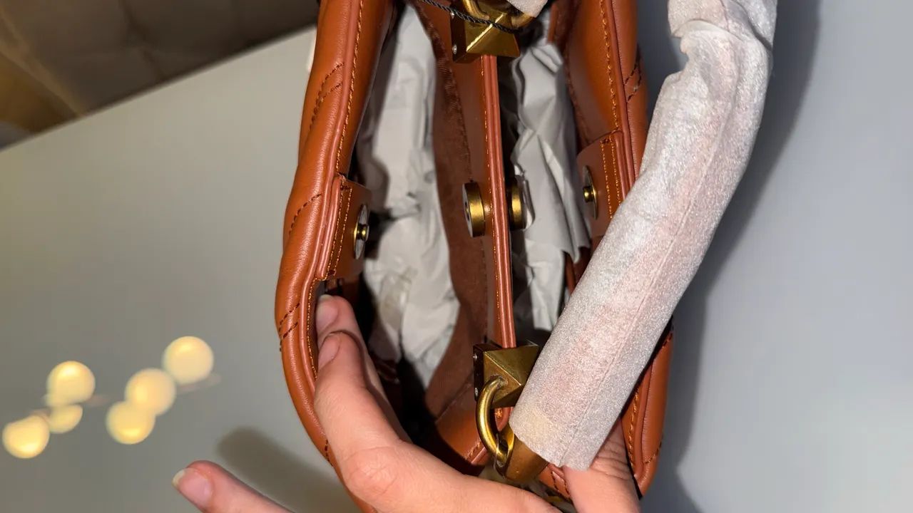 Bolsa degalls marrom 