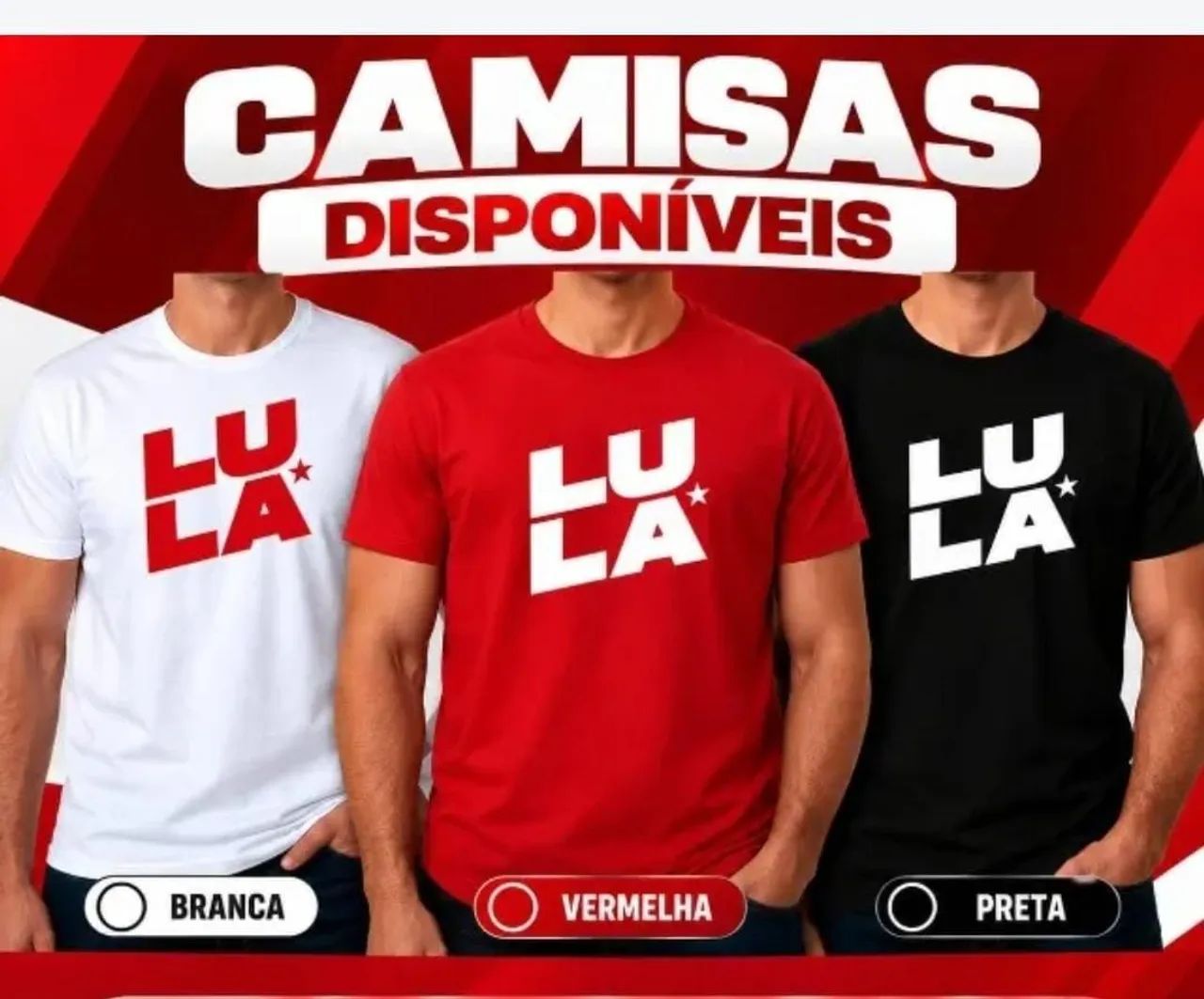 Camisa Lula 