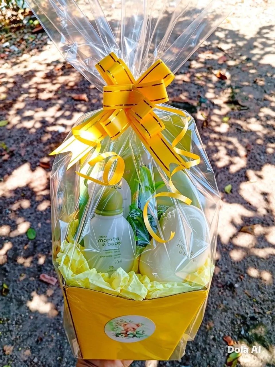 ? PRESENTE NATURA MAMÃE E BEBÊ NA CESTINHA CACHEPÔ 