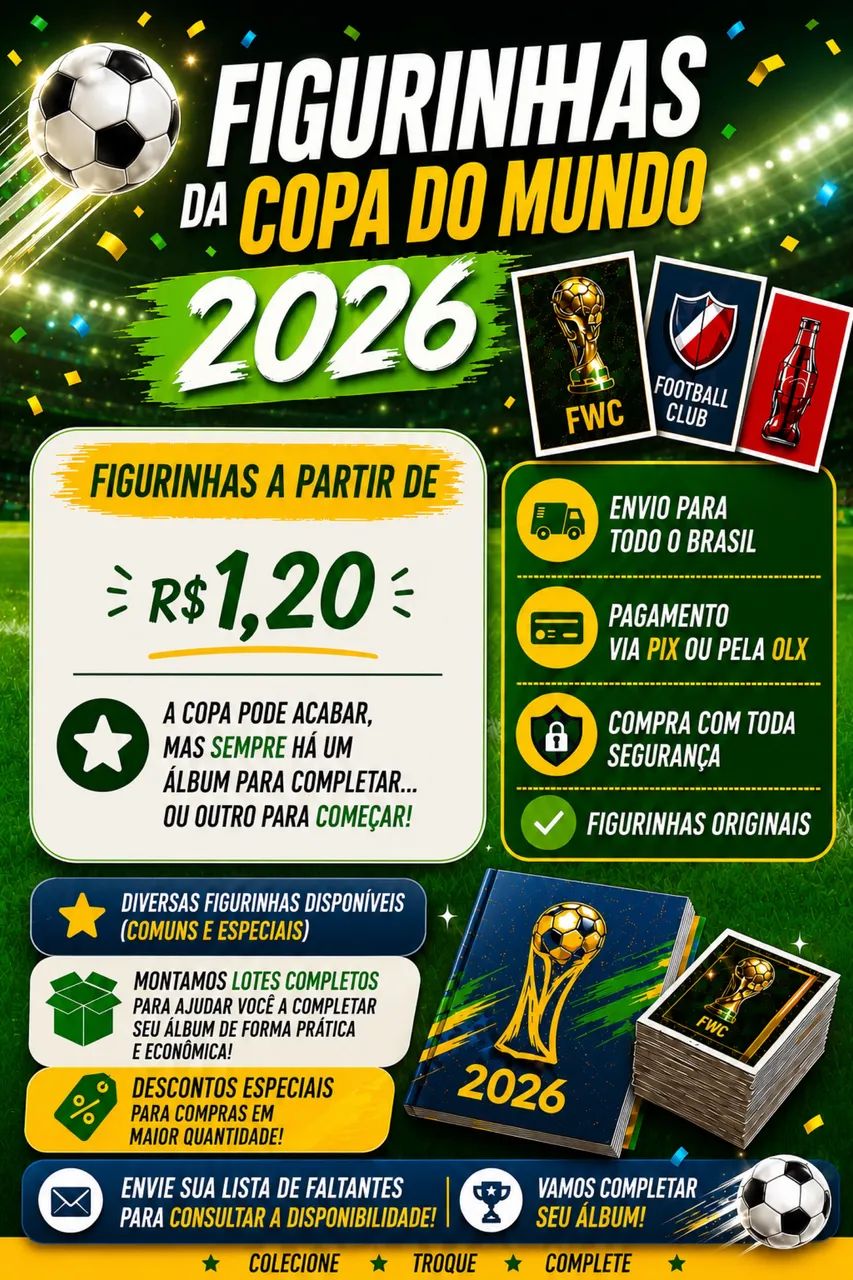 Figurinhas COPA 2026