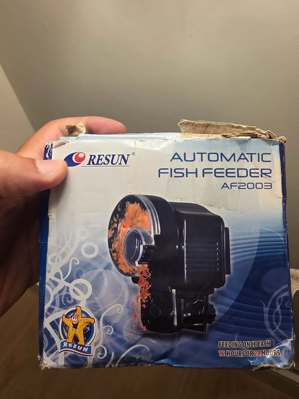 Alimentador Automático para Aquário Resun AF2003 ? R$ 50