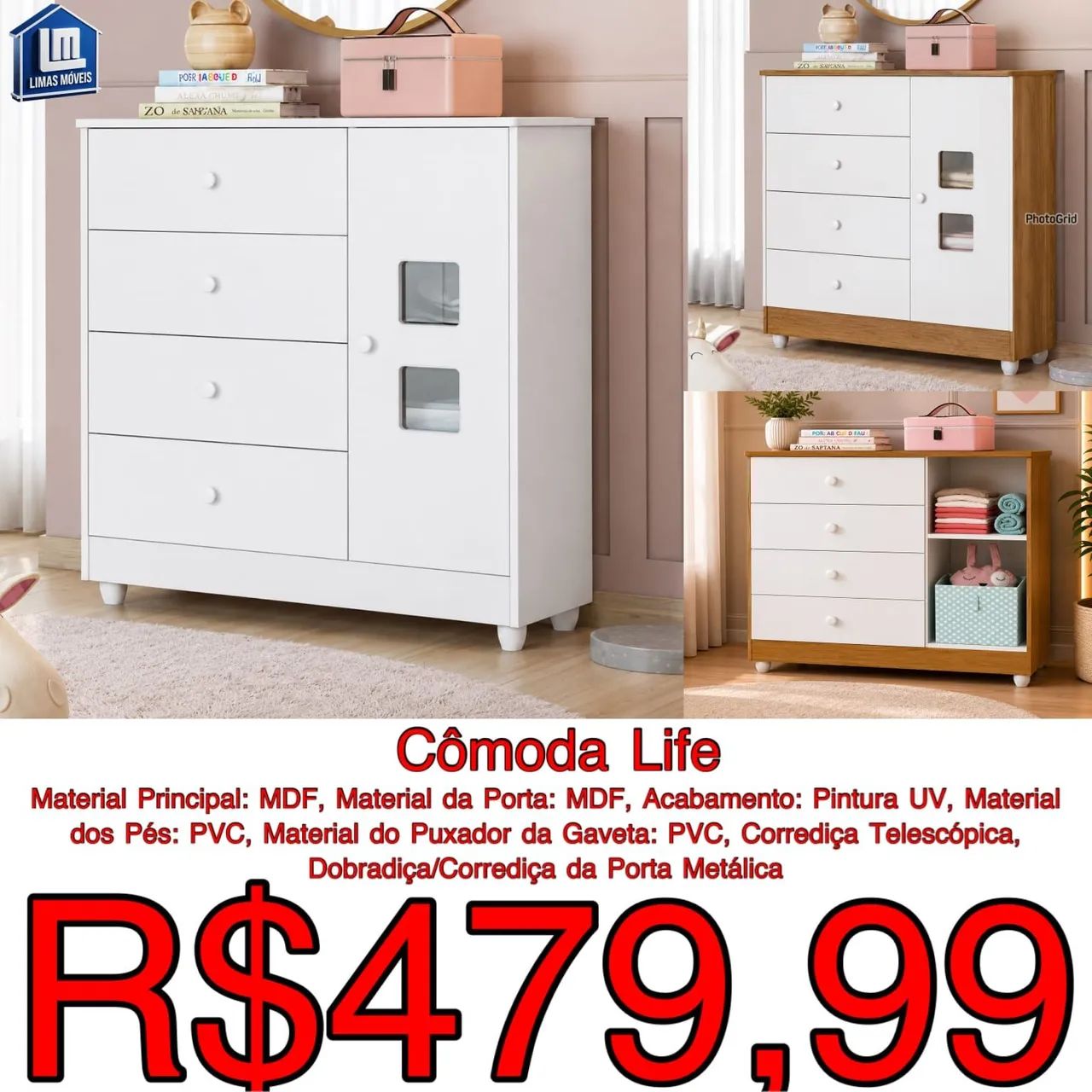Cômoda vários modelos frete grátis  - Foto 3