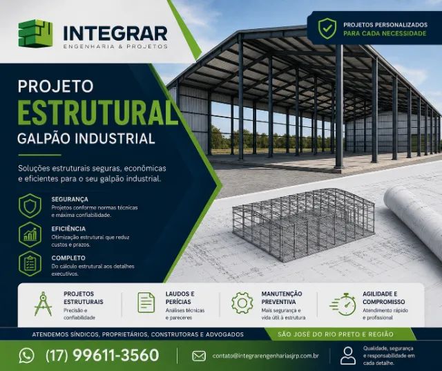 Projeto Estrutural - Resid. Com. Industriais