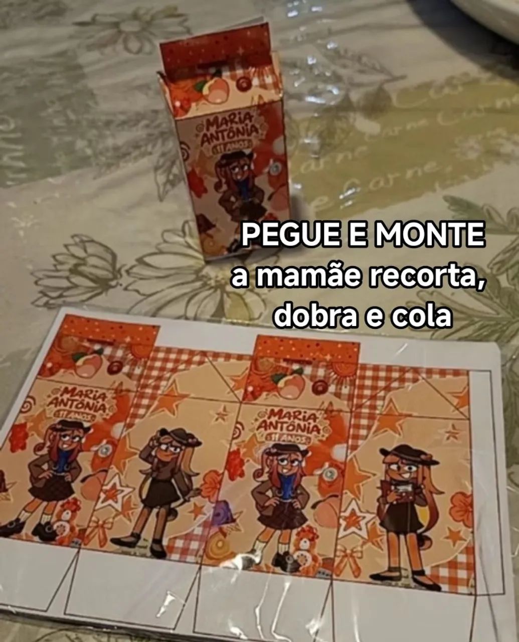 PEGUE E MONTE - 10 CENTRO de MESA para recortar e colar - Foto 5